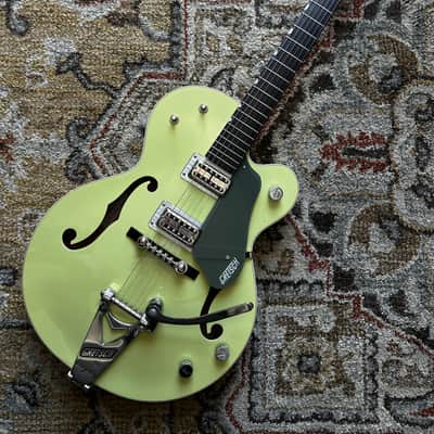 Gretsch G6118T Anniversary with Bigsby 2003 - 2016 - Smoke Green 2-Tone image 1
