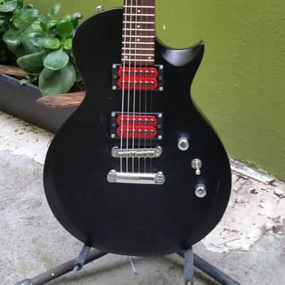 ESP LTD Les Paul shape guitar with pickups upgraded w/ nice strap image 1