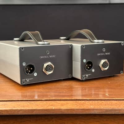Vintage Neumann Gefell CMV 563 Sequential Pair with M55K, M7, and M8 Capsules. CMV563 image 22