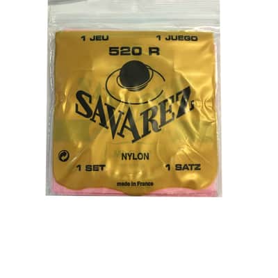 Savarez Guitar Strings High Tension Nylon 520R Red Card