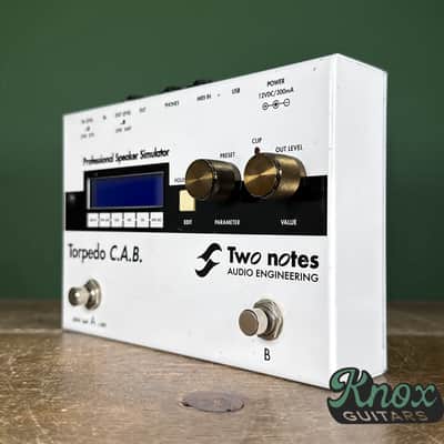 Two Notes Torpedo C.A.B. Speaker Simulator Pedal 2010s - White/Black