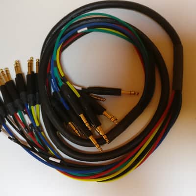 Mogami Gold Insert XLR 12 1/4" TRS Male to XLR Male and XLR Female - 12'