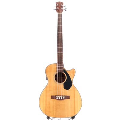 Fender CB-60SCE Bass, Laurel Fingerboard, Natural (SR) (05855) image 5
