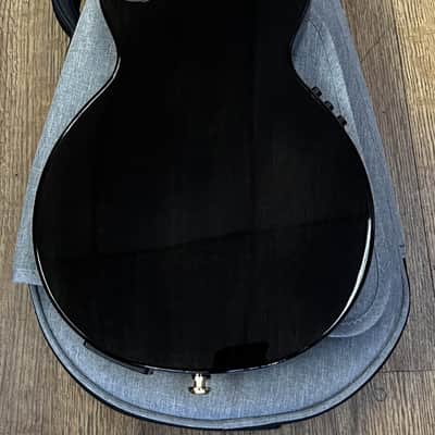 ENYA FEATHER MAHOGANY BLACK ACOUSTIC-ELECTRIC TENOR UKULELE W/FX (USED) image 5