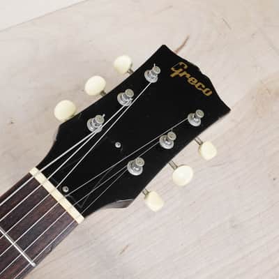 Greco EJR54 1988 Yellow Sunburst Vintage Japan MIJ '54 Reissue Junior Jr Singlecut w/ Gig Bag image 5