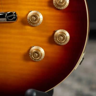 Epiphone 1959 Les Paul Standard Reissue Electric Guitar - Deep Cherry Sunburst with Hardshell Case image 13