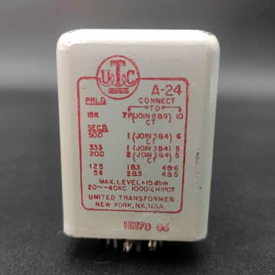 UTC A-24 Transformer UTC A-33 Magnetic Shield from 1970 API console Teletronix LA2-A - 2 image 7