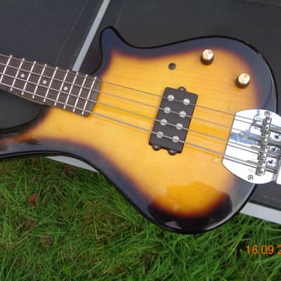 Bass guitar: Ricky styled musicman bridged custom made bass image 11