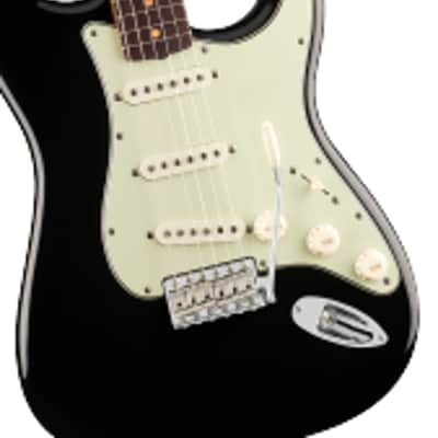 Fender Vintera III Early '60s Stratocaster Electric Guitar. Rosewood Fingerboard, Black image 2