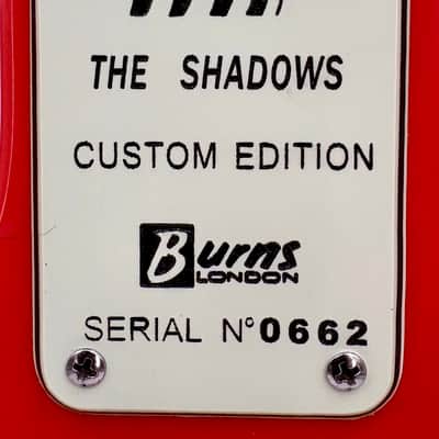 Burns  London Hank Marvin "The Shadows" Custom Edition 2004 - Fiesta Red image 11