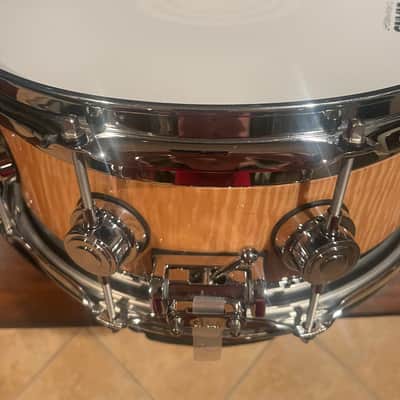 DW COLLECTORS EDGE 6 x14 2014 - Exotic Curly Maple Gloss image 7