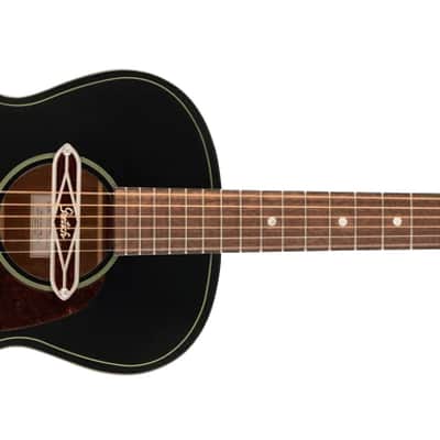 Gretsch Roots Collection Jim Dandy Deltoluxe Concert Black Electro Acoustic Guitar image 1