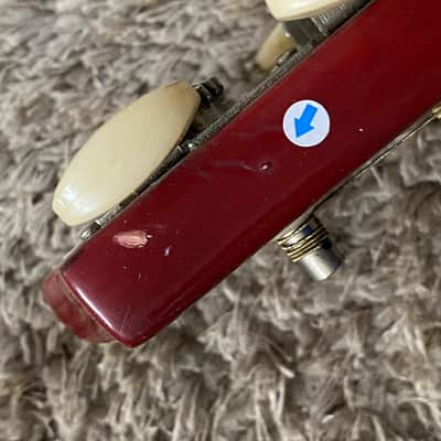 38 Inch Red Burst Acoustic Guitar, Plywood Top Body, Mahogany Neck image 23