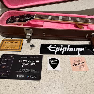 Epiphone 1961 SG Inspired by Gibson Custom Shop – Classic White – Gibson BurstBuckers – Original Hardshell Case image 16