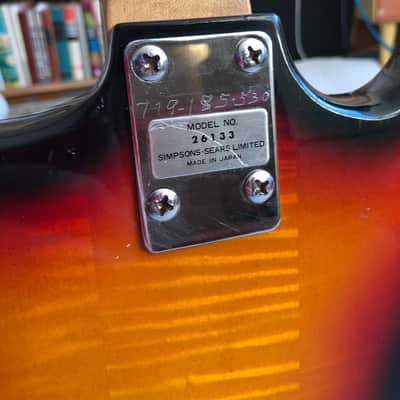 Vintage Sears Kawai 26133 1969 Sunburst image 6