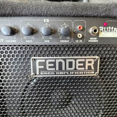 Fender Rumble 15 15-Watt 1x8" Bass Combo 2000s - Black image 2