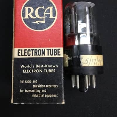 NOS RCA 12SL7GT Black Plates AUDIO AMPLIFIER Radio VACUUM TUBE Tested 6.1891-D image 2