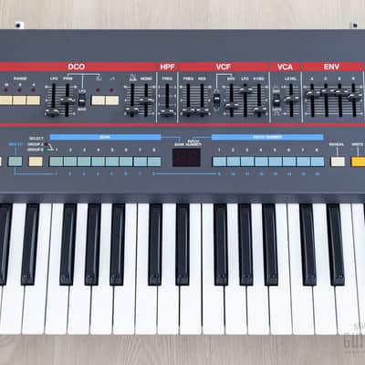 1985 Roland Juno-106S Vintage Analog Synthesizer Near-Mint w/ Built-In Speakers, Serviced 120v image 4