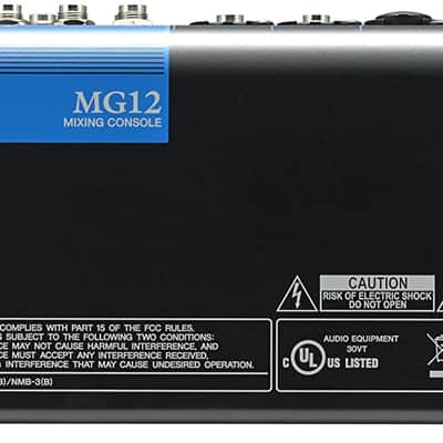 Yamaha MG12 12-Channel Stereo Mixer image 3