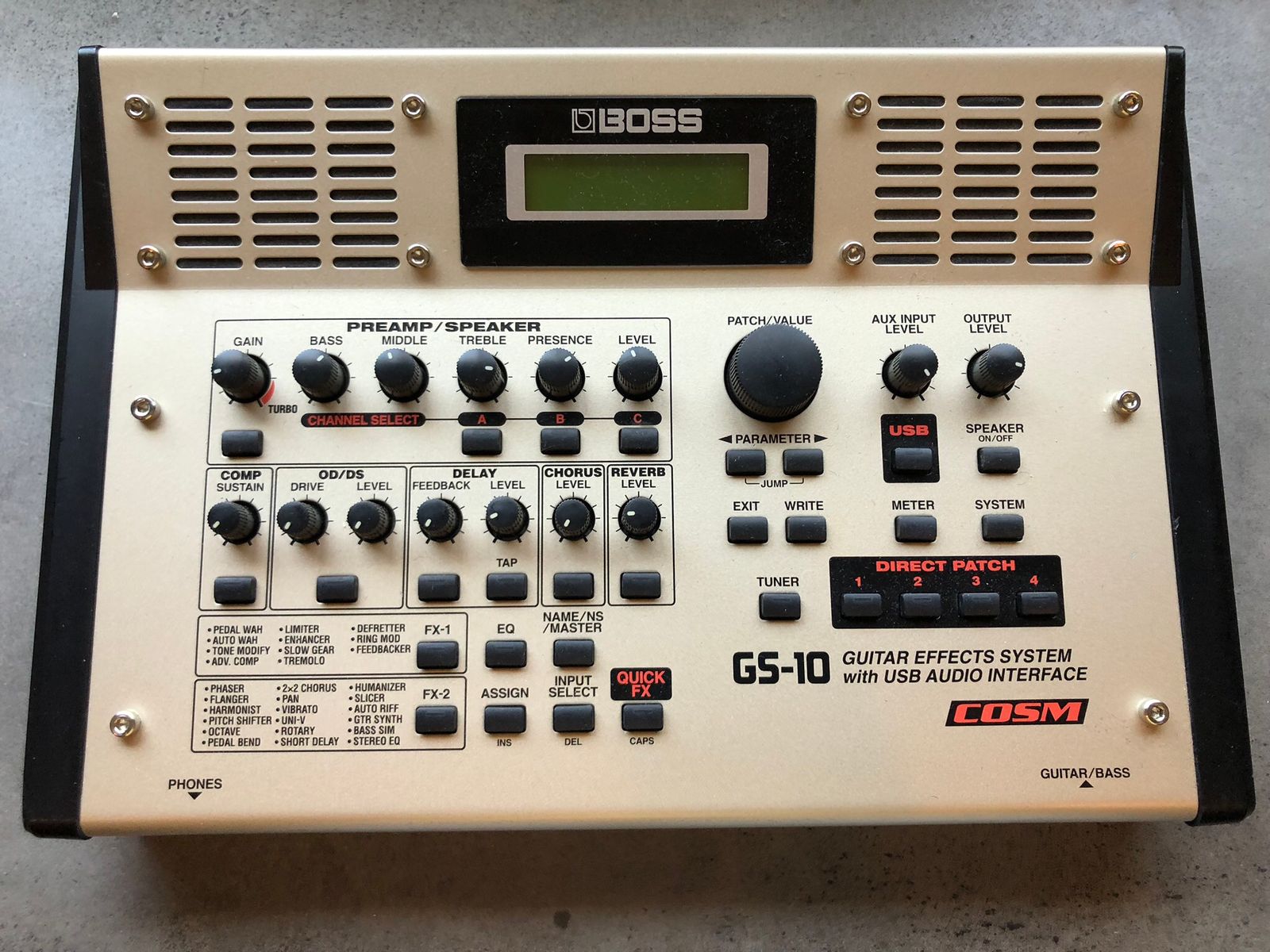 Boss GS-10 Guitar Multi-Effects Unit | Reverb