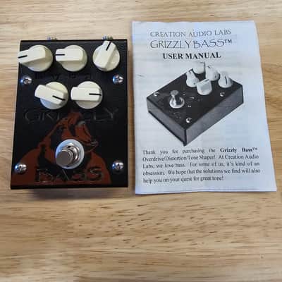 Creation Audio Labs Grizzly Bass Overdrive/Distortion 2010s - Black image 3