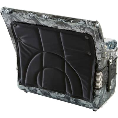 SofiaMari SM 3472 34 Piano 72 Bass Button Accordion Regular Pearl Gray image 4
