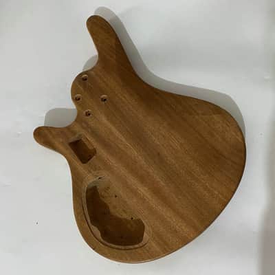 Solid Mahogany 4 String Bass Body image 13