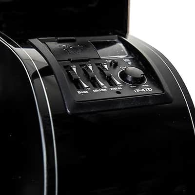 Takamine GD30CE-12 BLK G30 Series 12-String Dreadnought Cutaway Acoustic/Electric Guitar 2010s - Gloss Black image 3