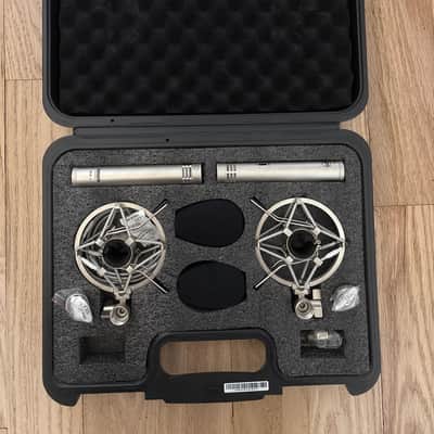 Warm Audio WA-84 Small Diaphragm Cardioid Condenser Microphone Stereo Pair 2019 - Present - Nickel image 1