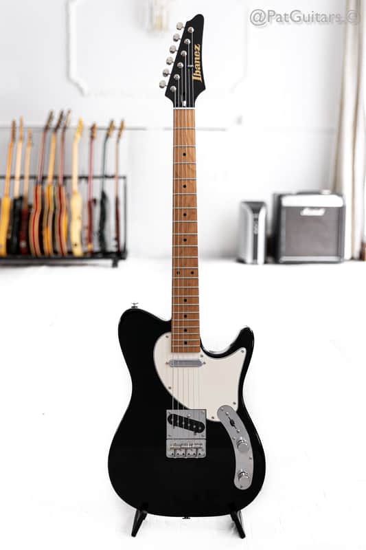 2021 Ibanez FLATV1-BK Josh Smith Signature in Black 7.3lbs image 1