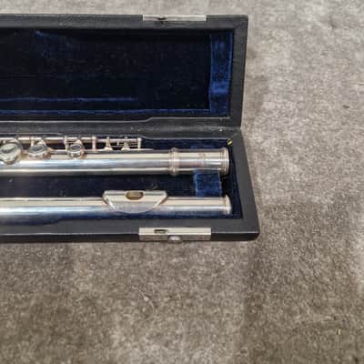 Osborne Engraved Silver Standard Nickel Flute - Elegant Design - Good w/ Hard Case image 7
