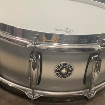 Gretsch Brooklyn 14x5 Snare Drum 10-Lug - Silver Mist Duco image 5