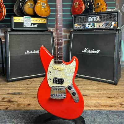 Fender MIJ Jagstang Fiesta Red 1996-97 Electric Guitar image 1