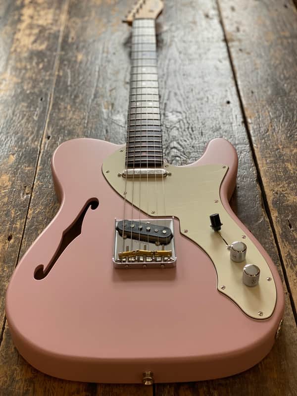 Fender Japan Limited Edition 2024 Domestic Only Kusumi Pink Thinline Telecaster