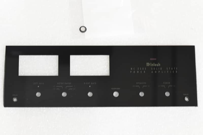 Mcintosh MC2505 Original Faceplate Glass | Reverb