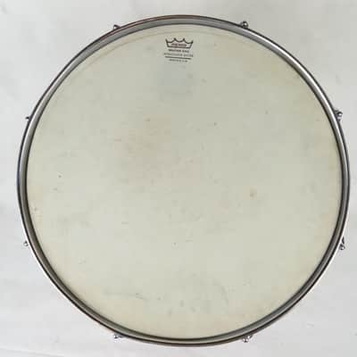 Ludwig 12x15"3Ply Red Cortex Marching Snare Drum Vintage70s Maple Blue/Olive USA image 9
