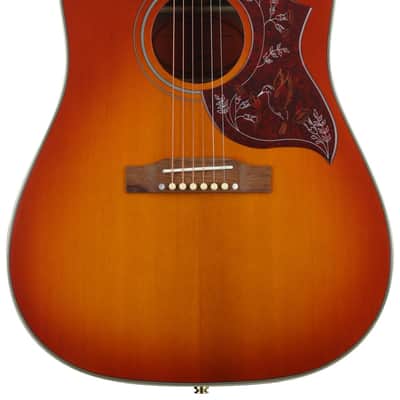 Epiphone Hummingbird Acoustic Guitar - Aged Cherry Sunburst Gloss image 1