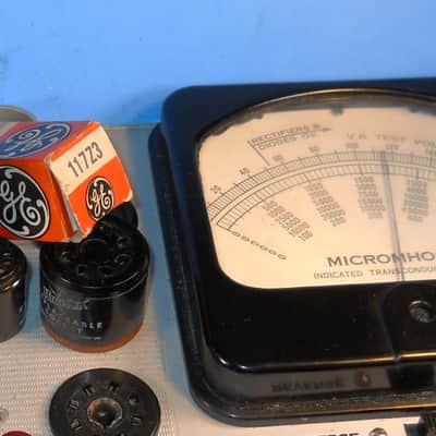 NEC 6202/6X4/EZ 90 Rectifier Tube 60s Lo Use Hi Emm A+ Tst Hickock 539 image 5