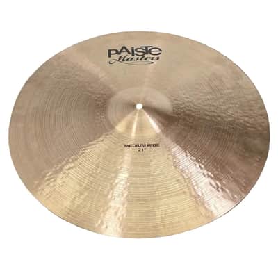 Used Paiste Masters Medium Ride Cymbal 21" 2596 grams - Very Good image 1