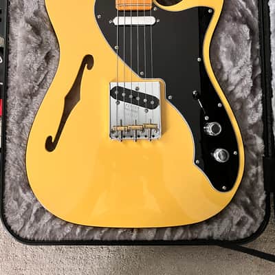 (Garland, TX) Fender Britt Daniel Telecaster Thinline 2023 - Amarillo Gold image 2