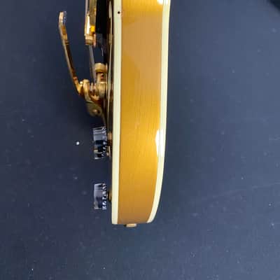 Video! Unreleased 1993 Gibson R+D Chet Atkins Country Gentleman 100th Anniversary 1994 - All Gold w/ Diamond Headstock + Block Inlays image 22