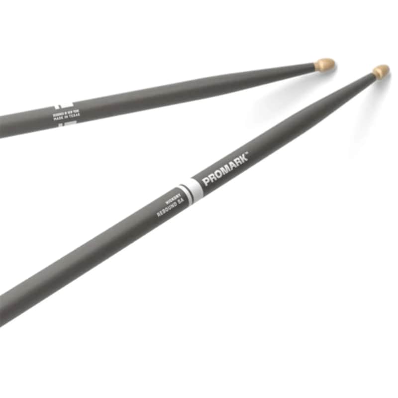 Immagine Promark Rebound 5A Painted Acorn Wood Tip Drumsticks - Grey - 1
