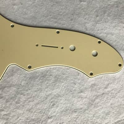 For Fender US Telecaster Thinline/Tele 69 P90 Guitar Pickguard,3 Ply Vintage Yellow image 6