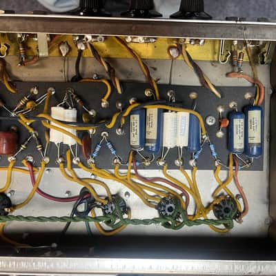 1965 Fender Deluxe Reverb AB763 -- Pre-CBS Blackface Serial A 06439 image 22