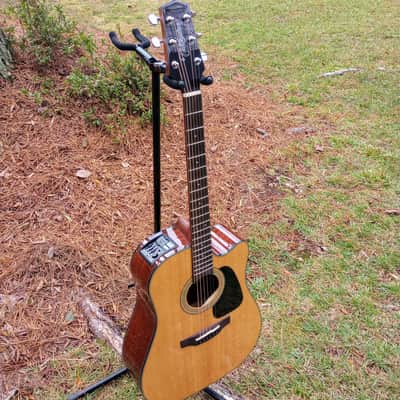 Takamine GD30CE G Series Dreadnought Cutaway Acoustic/Electric Guitar - Natural Gloss image 2