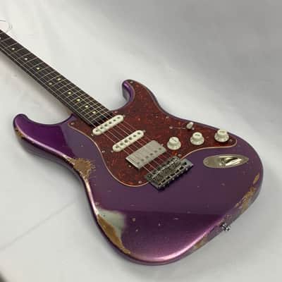 LsL Instruments Saticoy 22 Classic S Purple Sparkle Heavy Age Relic HSS - Brand New with case image 9
