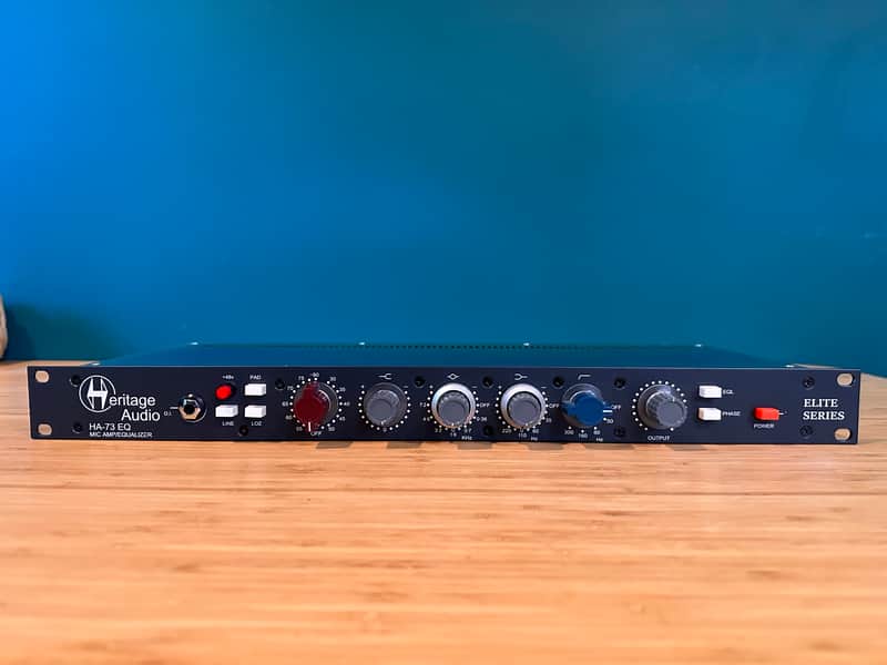 Heritage Audio HA-73 EQ Elite Series Single-Channel Mic Preamp / EQ 2017 - 2019 - Blue image 1