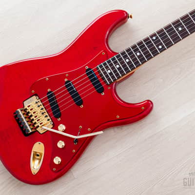 1991 Fender Stratocaster STR-1300 LSR Non-Catalog w/ USA Lace Sensor, Floyd Rose & Case, Japan MIJ Fujigen