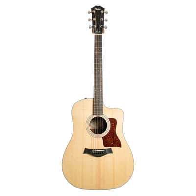 Taylor 210ce Spruce/Rosewood Cutaway Dreadnought Acoustic-Electric Guitar | Used image 2