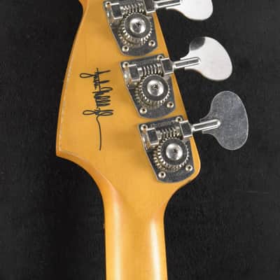 Fender JMJ Road Worn Mustang Bass Faded Daphne Blue Rosewood Fingerboard image 8